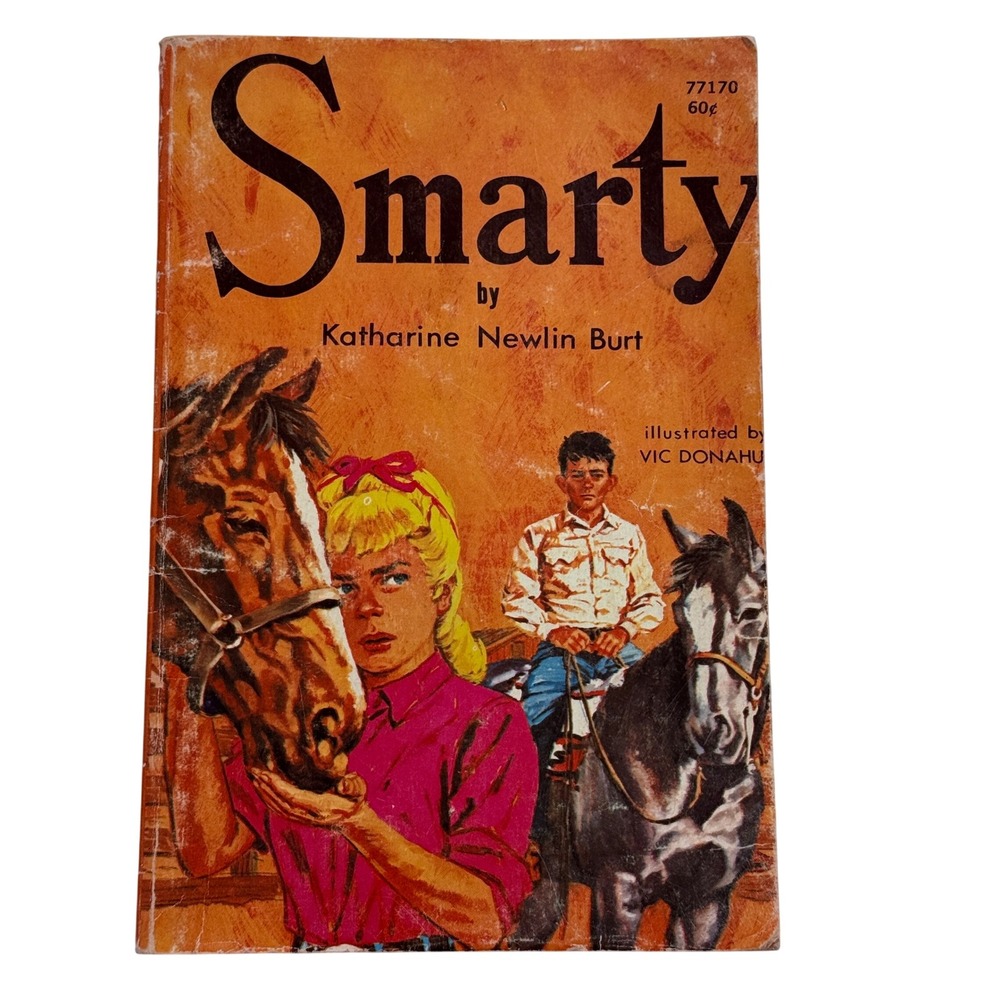 Vintage Smarty Katharine Newlin Burt Paperback Book Horse Story Vic Donahue 1970